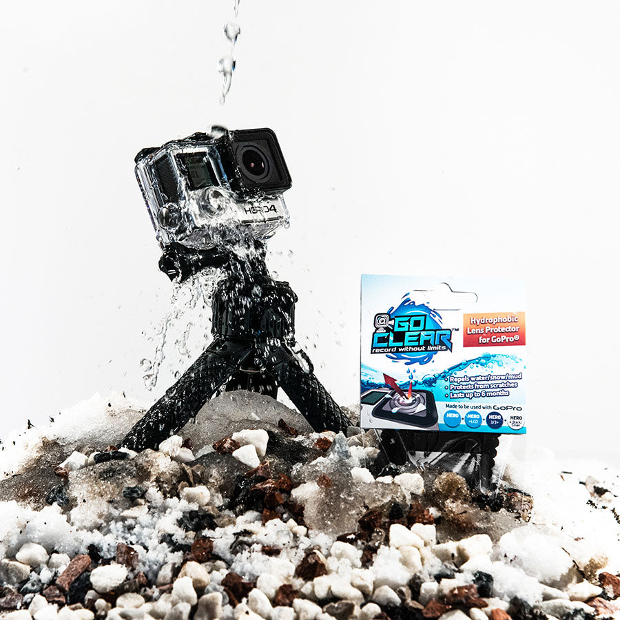 GoClear Hydrophobic protectors (now XCLEAR) are the leaders in Lens protectors for GoPro to repel and protect from water drops on the lens